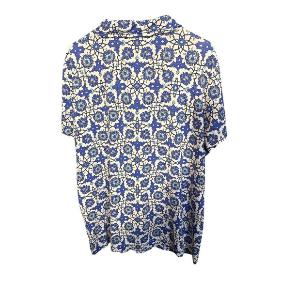 Weekends By Chicos Womens Button-Front Floral Shirt Size XL Multicolor‎ - Picture 2 of 4